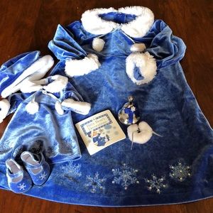 Bitty Baby Matching Holiday Dress for Girl & Doll